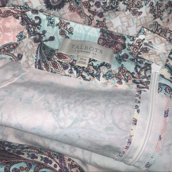 Talbots 16W unlined Skirt - Picture 2 of 2